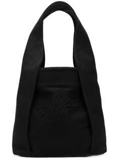 Yohji Yamamoto сумка с тисненым логотипом