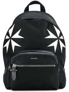 Neil Barrett logo backpack