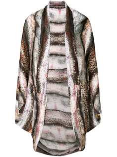 Mona драпированная накидка с вышивкой