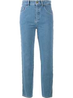 Chloé джинсы с отделкой фестонами
