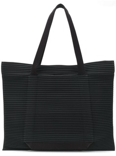 Homme Plissé Issey Miyake oversized pleated tote