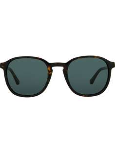 Linda Farrow солнцезащитные очки Dries Van Noten в оправе D-образной формы