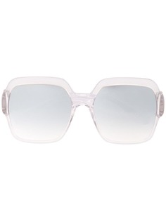 Christopher Kane Eyewear солнцезащитные очки в прозрачной оправе