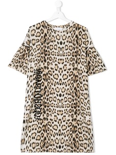 Roberto Cavalli Junior TEEN leopard dress