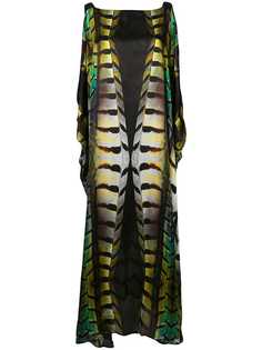 Mona пляжный кафтан-макси