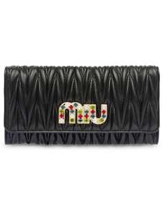 Miu Miu стеганый кошелек