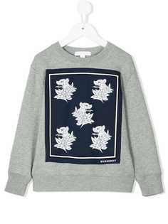 Burberry Kids толстовка с нашивкой Beasts