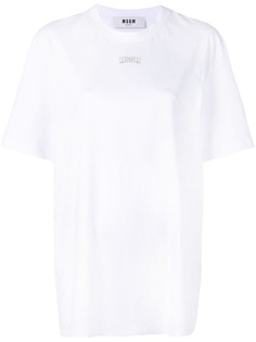 MSGM футболка с логотипом
