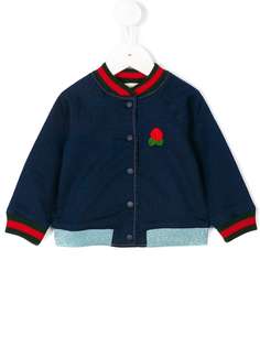 Gucci Kids джинсовая куртка-бомбер