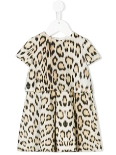 Roberto Cavalli Junior леопардовое платье