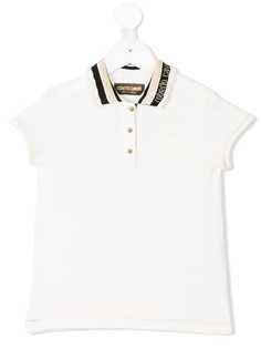 Roberto Cavalli Junior рубашка-поло с воротником в полоску