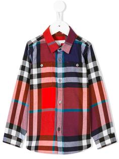 Burberry Kids рубашка в клетку