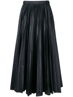 Prada плиссированная юбка миди