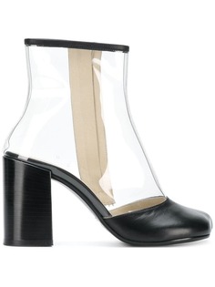 Mm6 Maison Margiela ботильоны с прозрачными панелями
