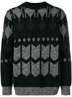 Junya Watanabe MAN джемпер с геометрическим узором