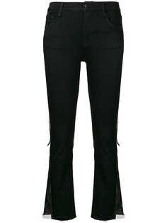 J Brand tulle embellished cropped trousers