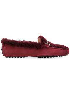 Tods Gommino shearling loafers