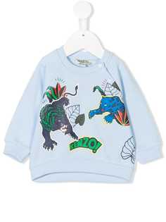 Kenzo Kids толстовка с принтом животных