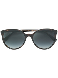 Fendi Eyewear круглые солнцезащитные очки с градиентными линзами