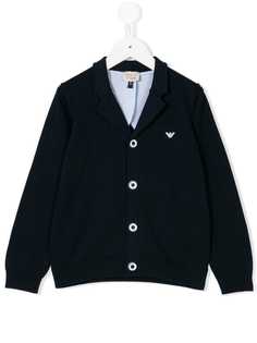 Emporio Armani Kids жакет на пуговицах