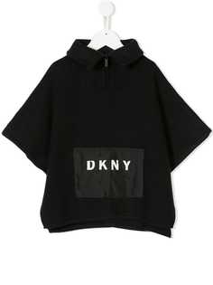 Dkny Kids рубашка-поло с карманом с логотипом