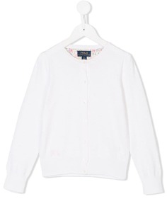 Ralph Lauren Kids кардиган с вышивкой