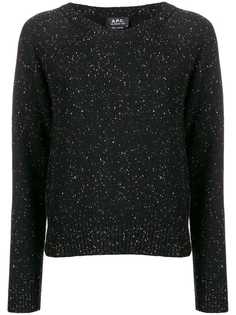 A.P.C. свитер с круглым вырезом