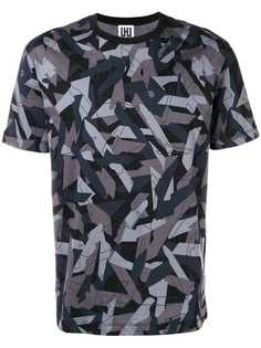 Les Hommes Urban graphic camouflage print T-shirt