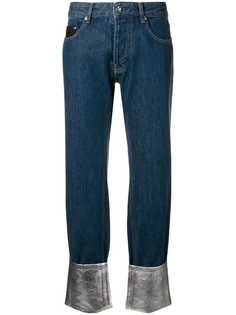 Paco Rabanne джинсы с контрастными манжетами