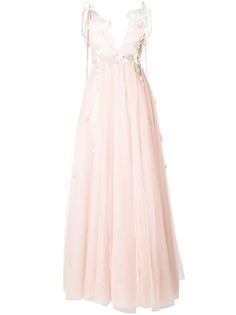 Loulou embellished tulle maxi dress