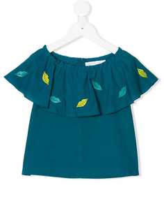 Señorita Lemoniez топ с оборками и вышивкой