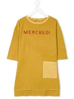 Bobo Choses трикотажное платье Mercredi