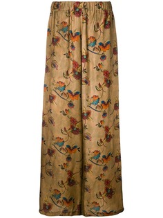 Uma Wang floral print palazzo pants
