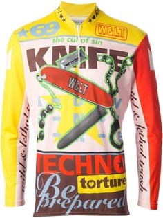 Walter Van Beirendonck Vintage кофта с рисунком Cyclist