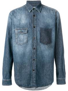 Saint Laurent классическая джинсовая рубашка