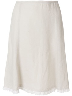Prada Vintage юбка A-образного силуэта с плиссированной отделкой