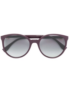 Fendi Eyewear круглые солнцезащитные очки с градиентными линзами