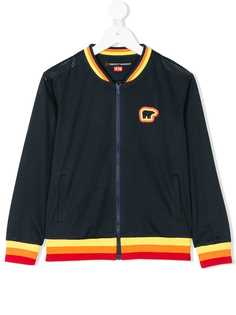 Perfect Moment Kids сетчатая куртка-бомбер с медведем