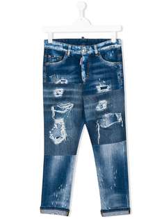 Dsquared2 Kids джинсы Teen с эффектом потертости