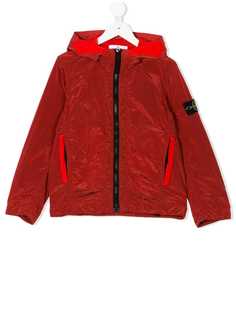 Stone Island Junior куртка на молнии с капюшоном