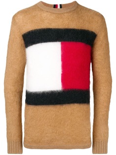 Hilfiger Collection свитер с круглым вырезом и логотипом