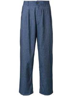 Universal Works брюки со складками