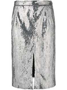 Blugirl юбка-карандаш с пайетками