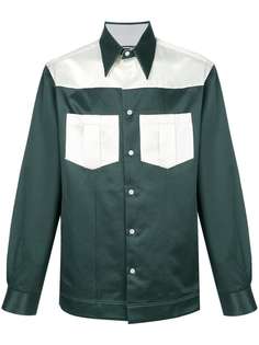 Calvin Klein 205W39nyc рубашка Western с панельным дизайном