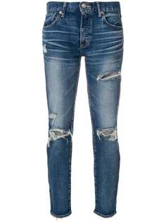 Moussy Vintage рваные облегающие джинсы