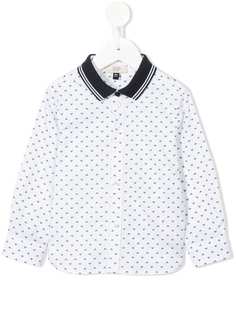 Emporio Armani Kids рубашка с принтом-логотипом