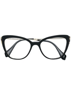 Miu Miu Eyewear очки в оправе кошачий глаз