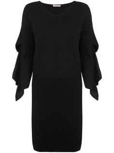 D.Exterior платье с оборками на рукавах