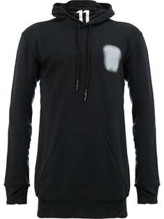 11 By Boris Bidjan Saberi длинная толстовка с капюшоном Eleven