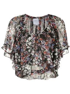 Misa Los Angeles блузка с цветочным принтом